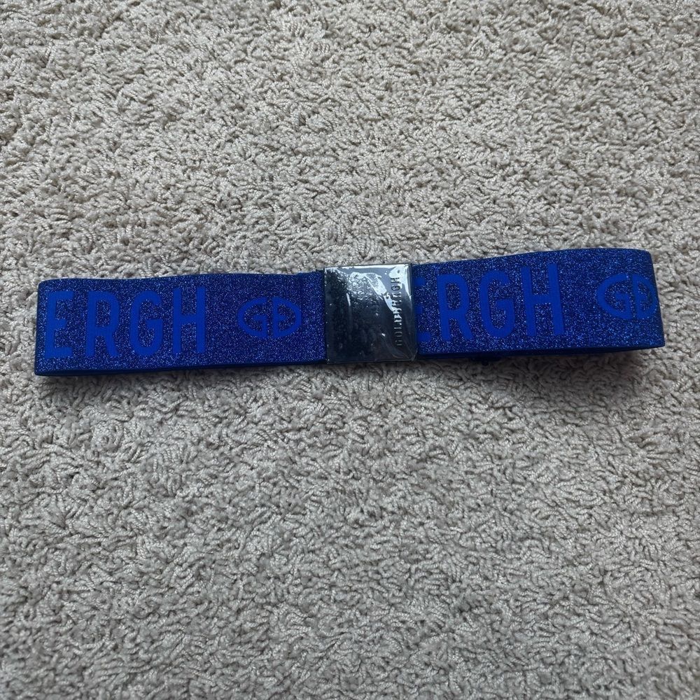 Goldbergh Ski Belt Logo Blue for Ski Pants, Jacket, and ski suits - Picture 2 of 4
